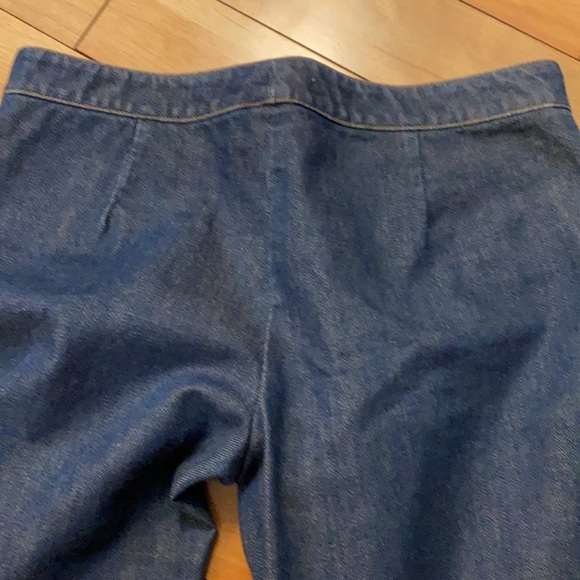 KORS Michael Kors wide leg retro style thick jeans. Size 4 dark wash. NWOT - Picture 5 of 7